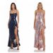 Women's Clothing Sequined Suspender Dress Skirt Slit New Host Banquet Sexy Dance Evening Dress Female (2 Colors_ecoleips.com