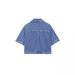 Women's Casual Pocket Denim Shirt Asymmetric CulottesSuit_ecoleips.com