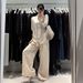 Suitable For All Seasons UMA WHITE Guangzhou Thirteen Factories Run Deng 25 Spring New Casual For Women Tall Straight Wide-Leg Long Pants_ecoleips.com