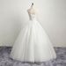 White plus Size Wedding Dress 2025 New Style European And American Style Train Wedding Dress for Maternity And Princess Weddings Brides_ecoleips.com