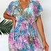 New Plus Size One Piece Swimsuit For Women High End Tropical Print Quick Drying Spring Resort Style Dress_ecoleips.com