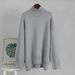 girl 2025 Autumn Winter New High Neck Loose Sweater For Women Lazy Style Basic Multi-color Pullover Knitwear Wholesale_ecoleips.com
