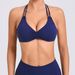 Women’s Clothing double adjustment buckle halter neck beautiful back yoga vest female tight sports top quick drying fitness bra_ecoleips.com