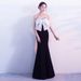 Women's clothing new sexy banquet host tube top fishtail slim short dress for women_ecoleips.com