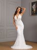 Women's Clothing Elegant Solid Color Sling V Neck Fishtail Hip Wrapped Small Tail Dress Skirt_ecoleips.com