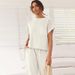 Women's Clothing Popular Sweater Suits For Women, Two Piece Knitted Tops, High Waisted Pants, Sportswear, Casual Home Wear Suits_ecoleips.com