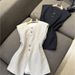 Women's Clothing Summer New Style Fashionable Versatile Slim Fit Design Vest Trend_ecoleips.com