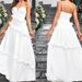 Women's niche design style pure color slim temperament elegant wedding dress suspender skirt_ecoleips.com