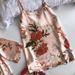 Aria Basics Aria Basics New European American Style Floral Home Wear Three-piece Set, Fashionable And Comfortable Lace Pajama Set Wholesale_ecoleips.com