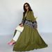 Verve Mq131 Women's Embroidered Cardigan Robe Dubai Coat Muslim_ecoleips.com