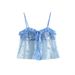 Aria Basics Aria Basics 2025 European And American Style Spring Women's Sequined Slim-fit Camisole Top 5039_ecoleips.com