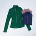 Women's Gold-Zipper Yoga Jacket – Lightweight Nylon-Spandex Workout Top, Breathable & Stylish (7 Colors, S-Xxxl)_ecoleips.com