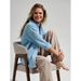 Women's Clothing Season Long Sleeved Pure Cotton Crepe Shirt New Comfortable Loose Shirt Shawl_ecoleips.com