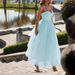 Women's Clothing New Products Suspenders Solid Color Dress Dress Mid Length Skirt_ecoleips.com