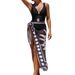 Women's Clothing New Bikini Printed One Piece Swimsuit Wrap Skirt Three Piece Suit Female_ecoleips.com