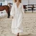 2026 European And American French-style Early Spring New Long-sleeved Women's Shirt, Autumn Elegant White Dress_ecoleips.com