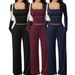 Women's Autumn Casual Lounge Set - Long Sleeve Crop Top & High-Waisted Pants, Comfortable Stretchy Outfit For Workout, Travel & Daily Wear_ecoleips.com