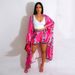 Women's Clothing Jacket And Shorts Positioning Printing Two Piece Set_ecoleips.com