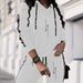 Women's Casual Two Piece Set Hooded Printed Long Sleeved Top With Mid Waist Pants Spring Autumn Fashion Vacation Wear_ecoleips.com