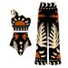 Women's Clothing Swimsuits Deep V Hollow Pattern Ethnic Style One Piece Swimsuit Suits_ecoleips.com