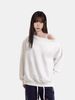 Oversized Drop Shoulder Streetwear Sweatshirt For Women - Chic Off-Shoulder Design, Thick Cotton Blend, Loose Fit, Trendy & Comfortable_ecoleips.com