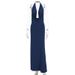 Fashion Sexy Halter V Neck Backless Dress Premium High Quality Advanced Texture Evening Party Dress For Women_ecoleips.com