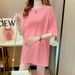 A Medium-To-Long-Length, Pure Cotton Short-Sleeved T-Shirt Designed For Women Perfect As A Summer Or School-Day Outfit_ecoleips.com