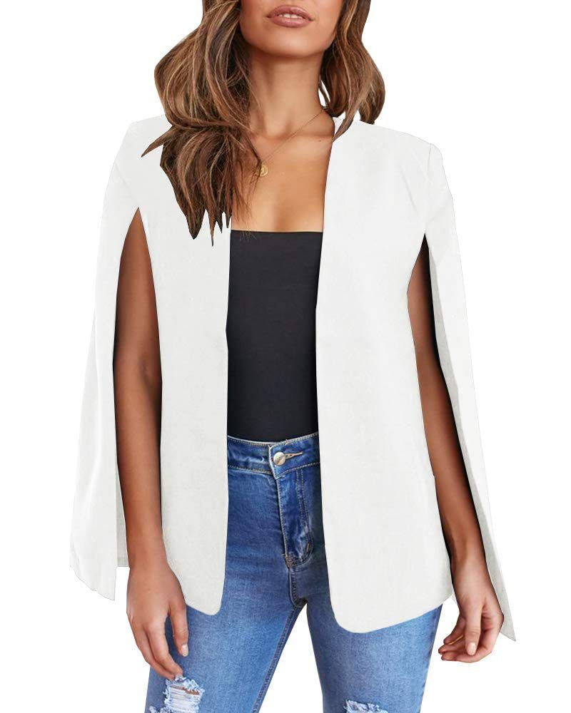 Ladies Cape Coat European American Style Women's Clothing Multi-Color Spot Design Small Suit Vest Hot Selling Outerwear_ecoleips.com