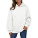 Women's Autumn/Winter Oversized Textured Hoodie Sportswear With Pockets Y2k Sweatshirt_ecoleips.com