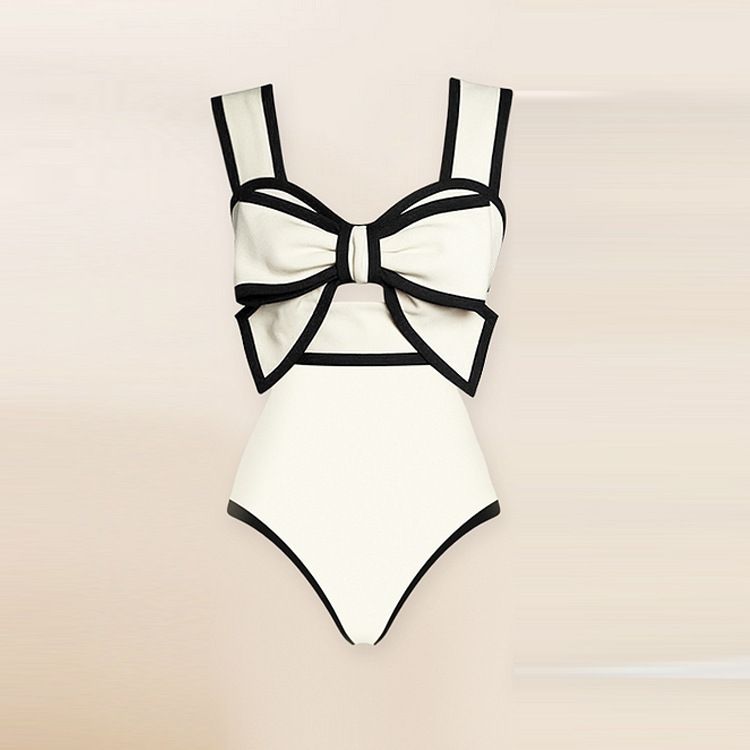 Women's Clothing Sexy One Piece Swimsuit Female Chiffon Skirt Swimsuit Swimming Suit_ecoleips.com
