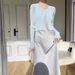 French Dress 25 Years Mulberry Silk Summer Women's High-End Temperament Suspender Base Acetate Satin Long Skirt_ecoleips.com