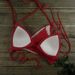 Aria Basics Bestselling Foreign Trade Item Handmade Crochet Bikini Set Push-Up Swimsuit 100% Cotton_ecoleips.com