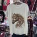 Women's Heavy Duty Rhinestone Horse Head Pattern T-Shirt Round Neck Short Sleeve Loose Fit Versatile Fashionable Top New Retro Design_ecoleips.com