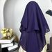 Muslim Accessories"Breathable Double-Layer Hijab Veil – Soft Chiffon Mesh With Adjustable Strap For Modest Fashion"_ecoleips.com