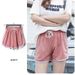 Women's High-Waisted Wide-Leg Athletic Shorts Summer Loose Fit Running Fitness Outerwear plus Size Casual Home Wear Sleepwear Slimming_ecoleips.com