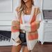 Women's Clothing Autumn And Winter New Casual Loose Lantern Sleeve Knitted Sweater_ecoleips.com