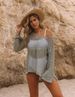 25new European and American bikini cover up mesh hollow knitted sweater swimsuit beach sunscreen shirt female summer_ecoleips.com
