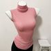 Slim-Fitting Sleeveless Top for Women Chic Solid Color Turtleneck T-Shirt Show off Great Figure_ecoleips.com