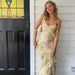 Cross-border European And American Women's Fashion Bestseller: Wavy Edge Strap Dress - Long-term Stock_ecoleips.com