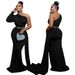 Verve K10374 Fashion Women's Long Skirt Asymmetric Neck Patch Dress_ecoleips.com