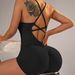 Women's High-Intensity Workout Bodysuit - Seamless Yoga Jumpsuit With Built-In Bra, Naked Sensation For Gym & Summer Activities_ecoleips.com