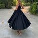 Black Sleeveless Sexy Evening Gown Fashionable Elegant Women's Dress For Spring/Summer_ecoleips.com