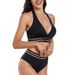 Russian Women's Sporty Padded Swimsuit Hot Selling Two Piece Beachwear Sexy Design New Arrivals_ecoleips.com