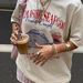 Women's Relaxed Fit Seafood Print T-Shirt Short Sleeve Casual Summer Top Versatile Loose Outerwear for Adult Elegant Fashion_ecoleips.com