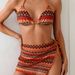 Women's Sexy Lace-Up Two-Piece Swimsuit Bikini Set New Style European And American Foreign Trade Swimwear_ecoleips.com