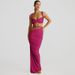 Women's Clothing 2025 Spring New Sexy Solid Color Backless Small Tank Top, Hip Hugging Skirt Set_ecoleips.com