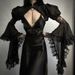 Subculture Women's Dark Style Chiffon Cover up CF25156 Comfortable Versatile Outerwear Summer New Arrival Chinese Style Top_ecoleips.com