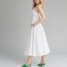 Spring Festival New Women's Solid Color Elegant Sexy V-Neck Halter High Waist Dress_ecoleips.com