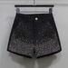 Women’s Clothing Hot diamond shorts for women dopamine new summer high waist slim stretch denim a wide leg hot pants for outdoor wear_ecoleips.com
