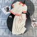 Women's Clothing celebrity casual short sports suit for women summer new style high fashion short sleeved temperament skirt two piece suit_ecoleips.com
